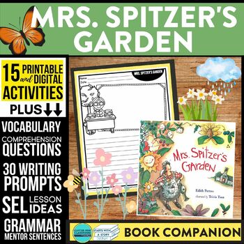 Preview of MRS. SPITZER'S GARDEN activities READING COMPREHENSION - Book Companion