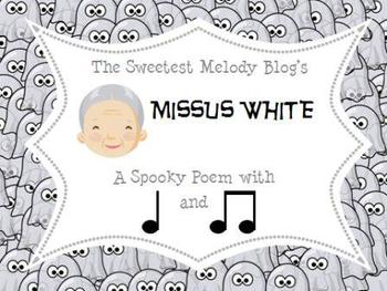 Preview of Mrs. White Ghostly Mini Lessons