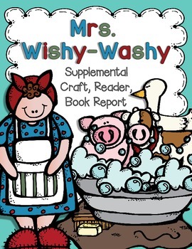 Preview of Mrs. Wishy Washy {Craft and Emergent Reader}
