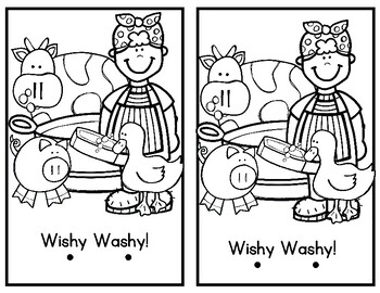 Mrs Wishy Washy Writing Craft Reader and Activities for PK 1