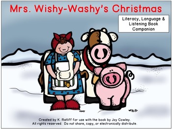 Preview of Mrs. Wishy Washy's Christmas:  Literacy, Language and Listening Book Companion