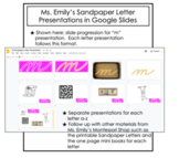 Ms. Emily's Interactive Sandpaper Letter Presentations in 