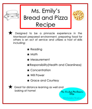Preview of Ms. Emily's Montessori Pizza Recipe | Practical Life at Home