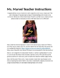 Ms. Marvel Reading Packet