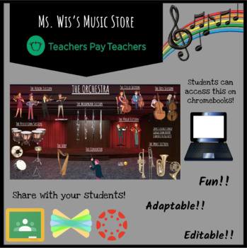 Preview of Ms. Wis's Instruments of the Orchestra Virtual Classroom