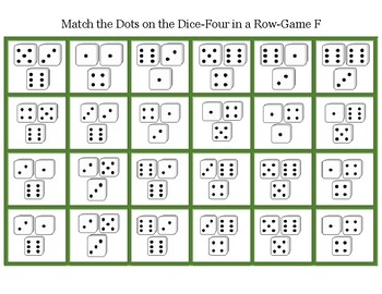 Preview of Mstch the Dots on the Dice-Four in a Row Game E