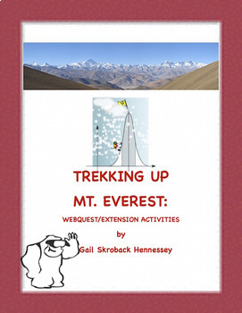 Preview of Mt. Everest: Trekking up Mt. Everest: Webquest