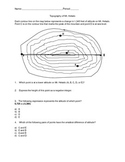 Mt. Helado Topography Worksheet for Integer Operation Application