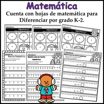 Muñeco de Jengibre recuento matemáticas manualidad | TPT