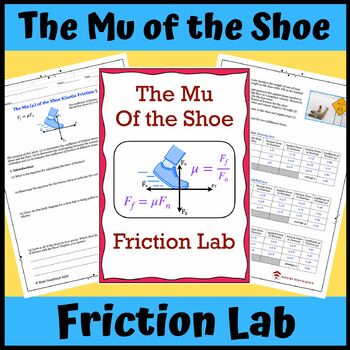 Preview of Mu of the Shoe Kinetic Friction Lab