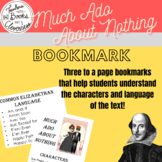 Much Ado About Nothing Bookmark (Character List and Langua