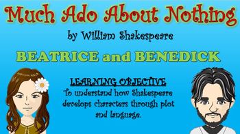 Much Ado About Nothing Beatrice and Benedick by TandLGuru TPT