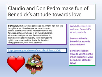 Much Ado About Nothing Beatrice and Benedick by EnglishGCSEcouk TPT