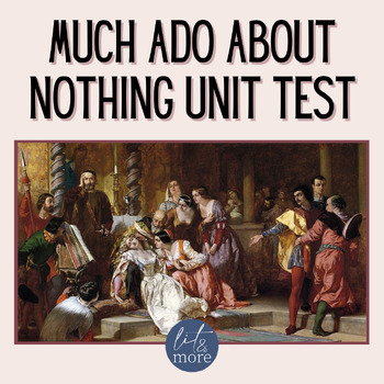 Preview of Much Ado About Nothing Test and Answer Key