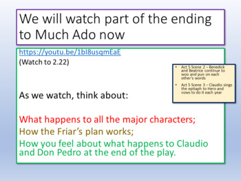 Much Ado About Nothing The End by EnglishGCSEcouk TPT