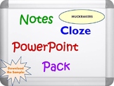 Muckrakers Pack (PowerPoint, Notes and Corresponding Cloze