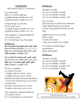 Muevete Song Lyrics In Spanish Shake It Off By Spark Enthusiasm