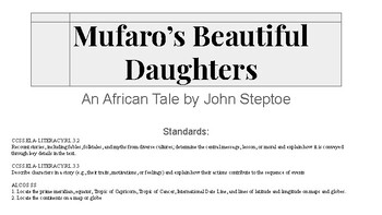 Preview of Mufaro's Beautiful Daughters