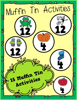 Preview of Muffin Tin Sorting Activities
