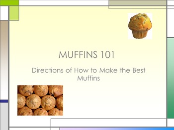 Preview of Muffins 101 Power Point