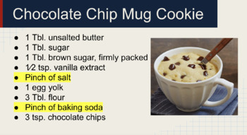 Preview of Mug Cookie Presentation + Recipe