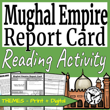 Preview of Mughal Empire Islamic Gunpowder Report Card Reading Passages & Comprehension