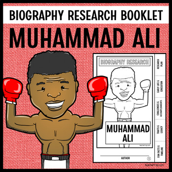 Preview of Muhammad Ali Biography Research Booklet
