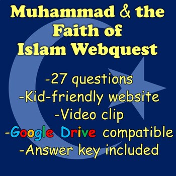 Preview of Muhammad, Faith of Islam, Five Pillars of Islam Webquest
