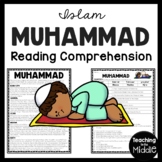 Muhammad Founder of Islam Reading Comprehension Worksheet Muslim