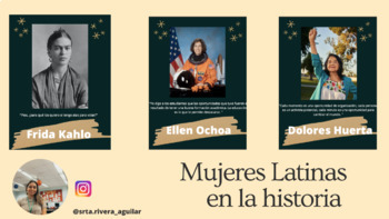 Preview of Mujeres Latinas importantes en la historia