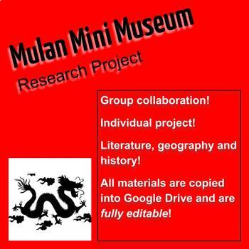 Preview of Mulan Mini Museum Research Project