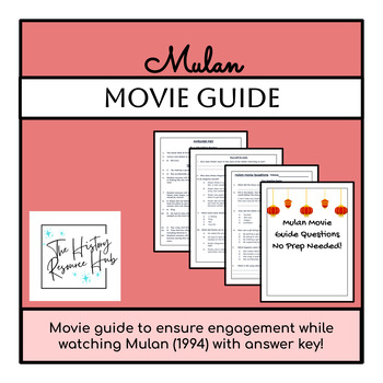 Preview of Mulan Movie Guide with KEY