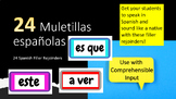 Muletillas | 24 Spanish Filler Rejoinder Flashcards for Co