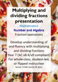 Multiply/divide fractions presentation (editable) - AC Yea