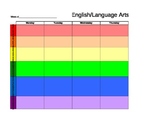 Multi Color Lesson Planning Template