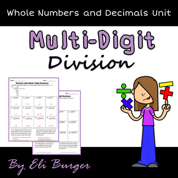 Preview of Multi-Digit Division Worksheets