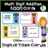 ADDITION MULTI-DIGIT BOOM Cards - Digital Task Cards