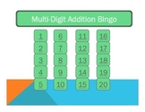 Multi-Digit Addition Bingo