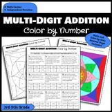 Multi-Digit Addition Color By Number