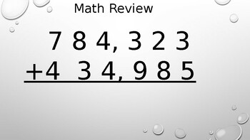 Preview of Multi Digit Addition Practice