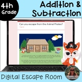 Multi Digit Addition and Subtraction Digital Escape Room -
