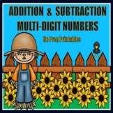 Multi-Digit Addition and Subtraction Worksheets - 3rd Grad