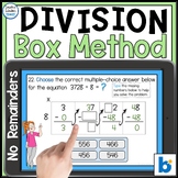 Multi-Digit Division Box Method Without Remainders Digital