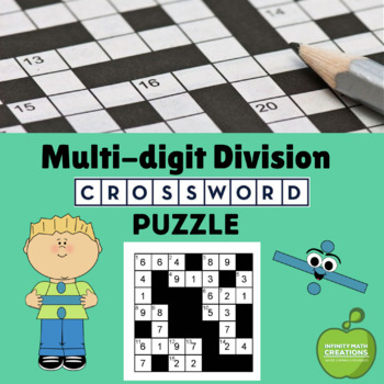 Preview of Multi-Digit Division Crossword Puzzle