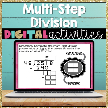 Preview of Multi-Digit Division Digital Activities 6.NS.2