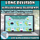 Multi-Digit Long Division with Decimal Quotients Self-Chec