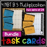 Multi-Digit Multiplication (4.NBT.B.5) Task Card *Bundle*