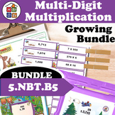 Multi-Digit Multiplication Activities Bundle 5th Grade Math
