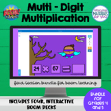 Multi Digit Multiplication Boom Learning℠ | BUNDLE 1