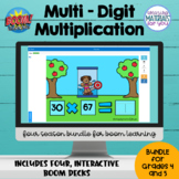 Multi Digit Multiplication Boom Learning℠ | BUNDLE 2